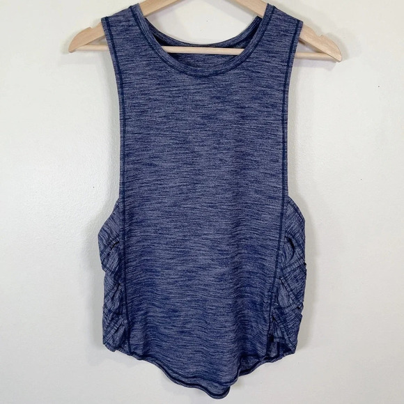 Lululemon Var-City Muscle Tank Heathered Hero Blue - Picture 3 of 12
